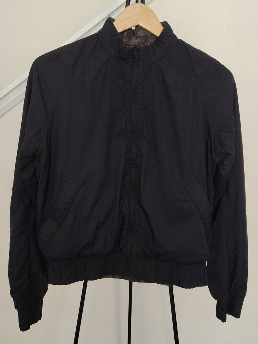Lululemon Black Bomber Jacket